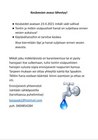 Keävesistä tietoa!